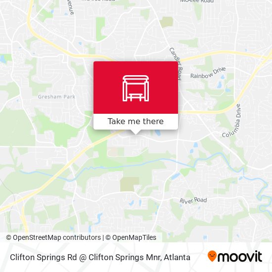 Mapa de Clifton Springs Rd @ Clifton Springs Mnr