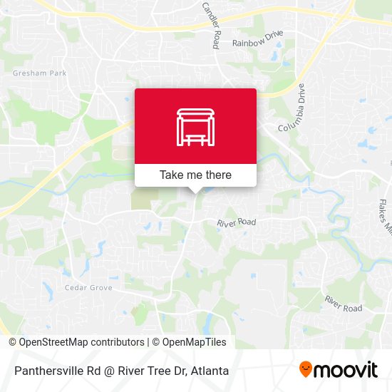 Panthersville Rd @ River Tree Dr map