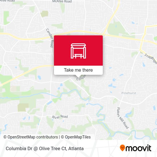 Mapa de Columbia Dr @ Olive Tree Ct
