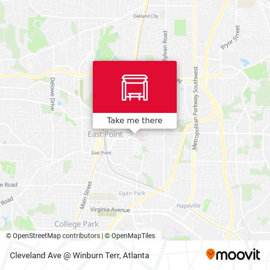 Cleveland Ave @ Winburn Terr map