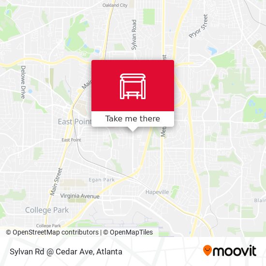 Mapa de Sylvan Rd @ Cedar Ave