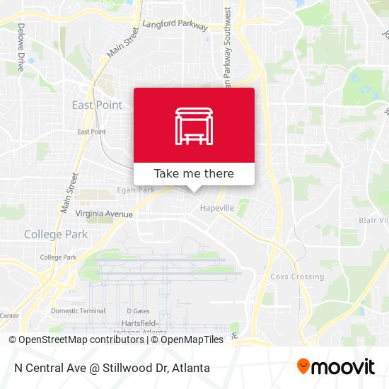 N Central Ave @ Stillwood Dr map