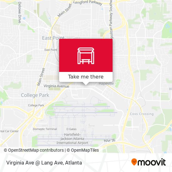 Mapa de Virginia Ave @ Lang Ave