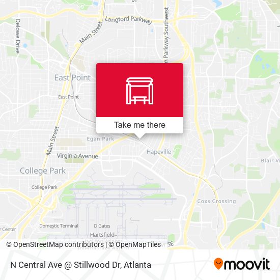 N Central Ave @ Stillwood Dr map
