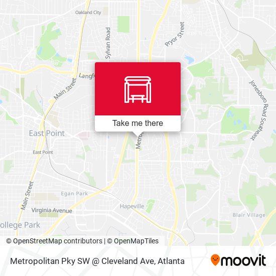 Metropolitan Pky SW @ Cleveland Ave map