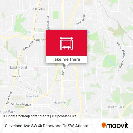 Cleveland Ave SW @ Dearwood Dr SW map