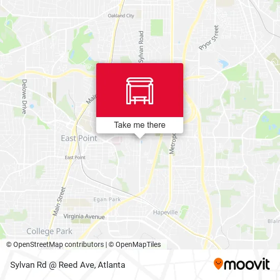 Mapa de Sylvan Rd @ Reed Ave