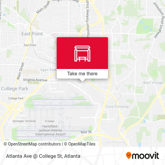 Mapa de Atlanta Ave @ College St