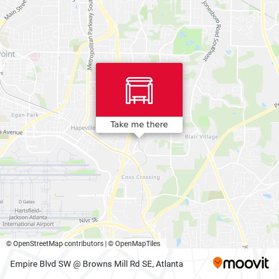 Empire Blvd SW @ Browns Mill Rd SE map