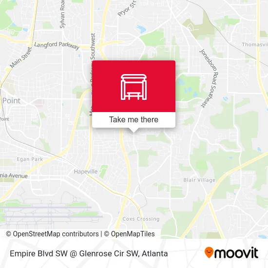 Mapa de Empire Blvd SW @ Glenrose Cir SW