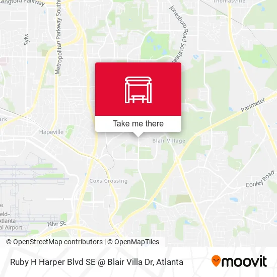Ruby H Harper Blvd SE @ Blair Villa Dr map