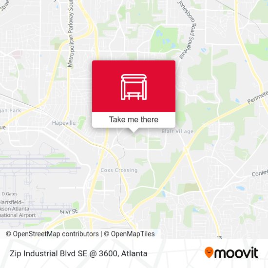 Zip Industrial Blvd SE @ 3600 map