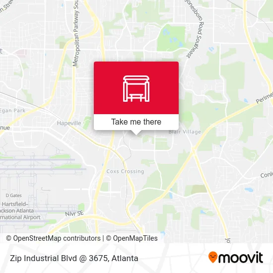 Mapa de Zip Industrial Blvd @ 3675