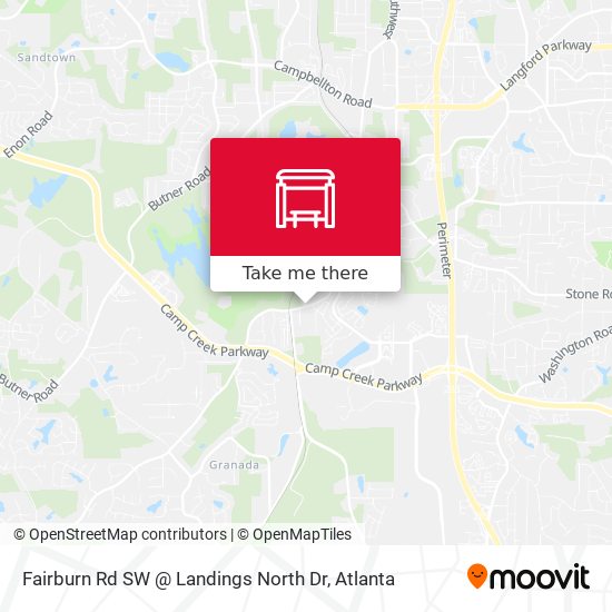Mapa de Fairburn Rd SW @ Landings North Dr