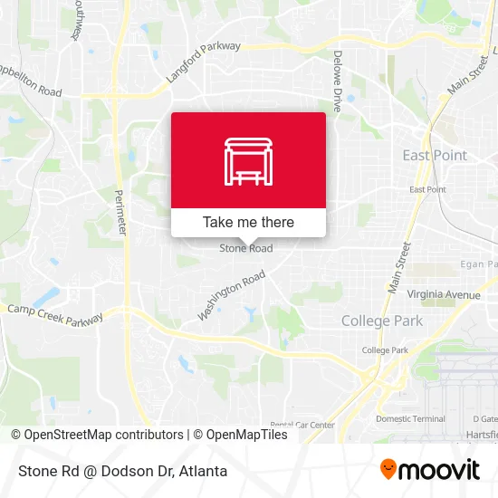 Mapa de Stone Rd @ Dodson Dr