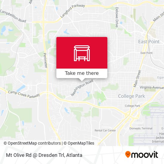 Mt Olive Rd @ Dresden Trl map