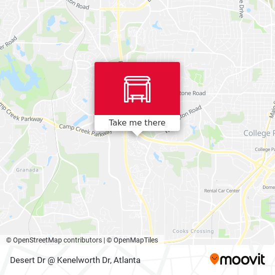 Desert Dr @ Kenelworth Dr map