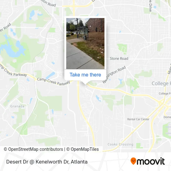 Desert Dr @ Kenelworth Dr map