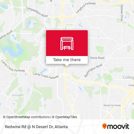 Mapa de Redwine Rd @ N Desert Dr