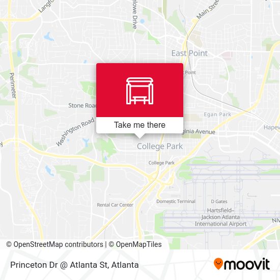 Mapa de Princeton Dr @ Atlanta St