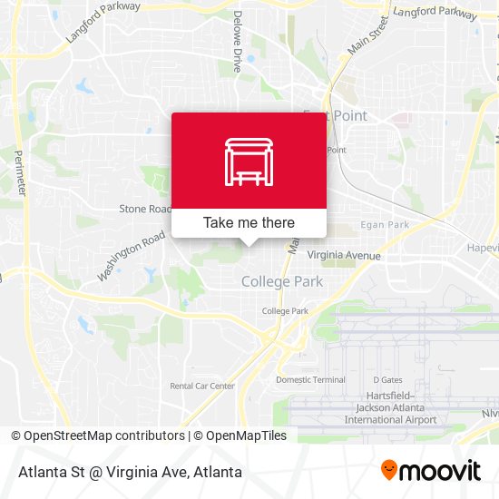 Mapa de Atlanta St @ Virginia Ave