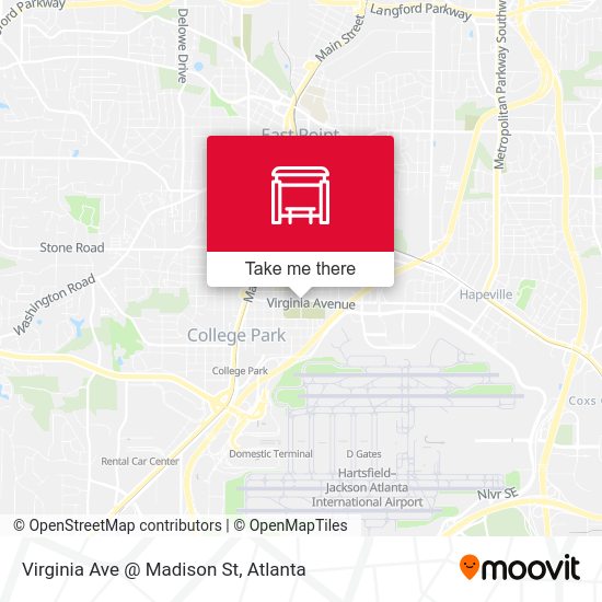 Virginia Ave @ Madison St map