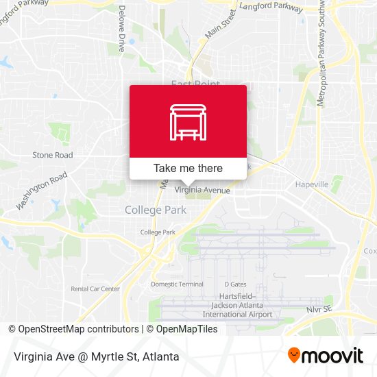 Virginia Ave @ Myrtle St map