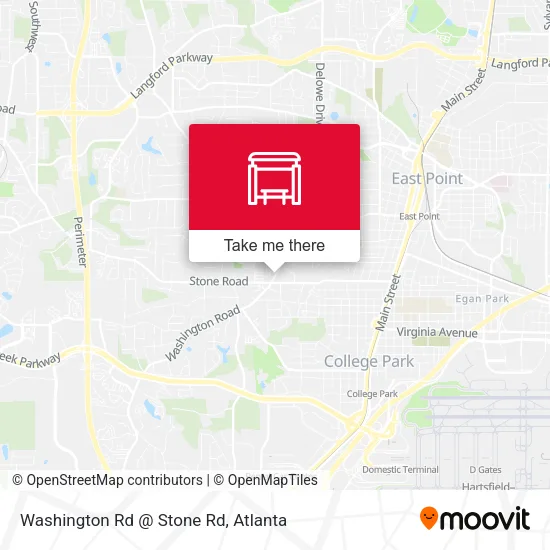 Washington Rd @ Stone Rd map