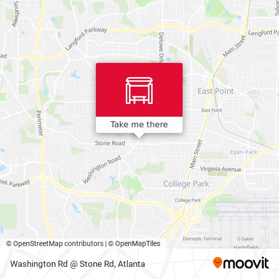 Washington Rd @ Stone Rd map