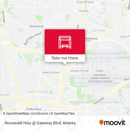 Roosevelt Hwy @ Gateway Blvd map