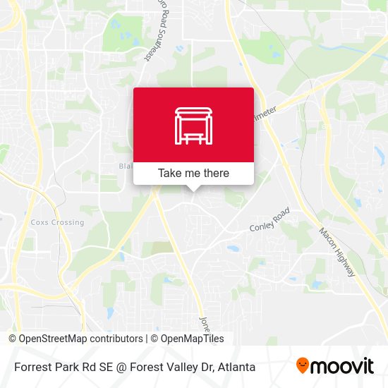 Forrest Park Rd SE @ Forest Valley Dr map
