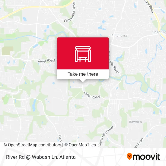 Mapa de River Rd @ Wabash Ln