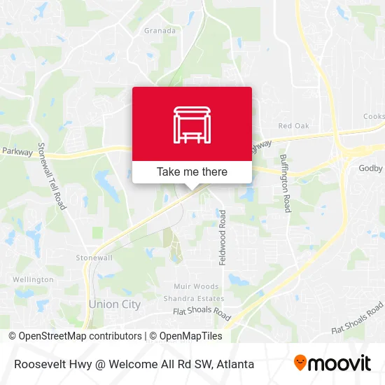 Mapa de Roosevelt Hwy @ Welcome All Rd SW