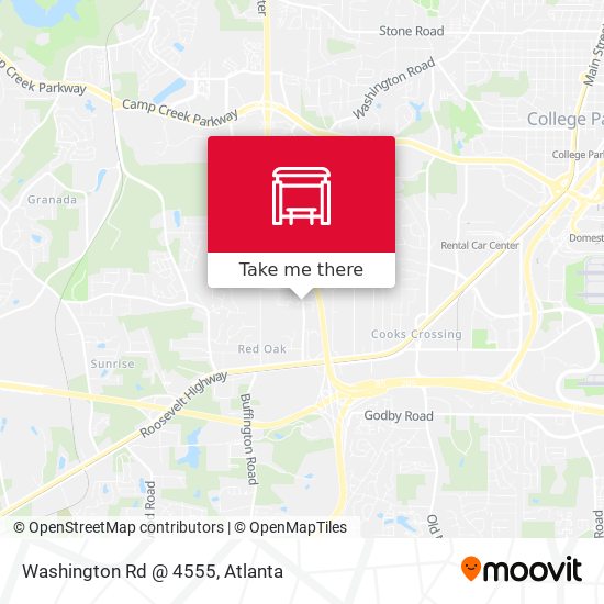 Mapa de Washington Rd @ 4555