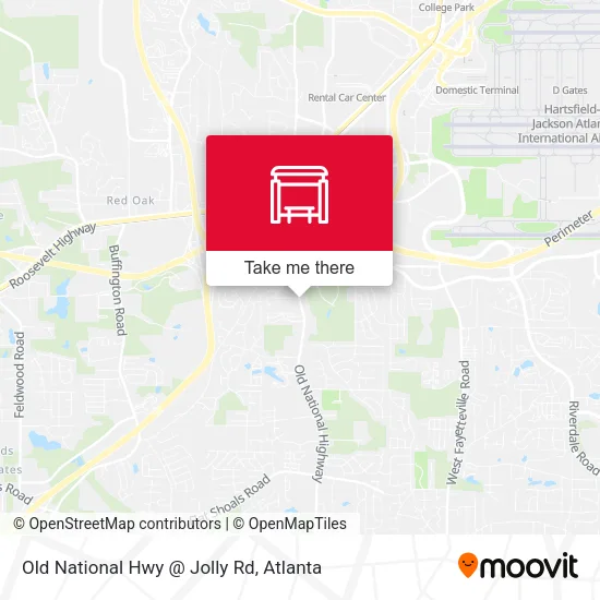 Mapa de Old National Hwy @ Jolly Rd