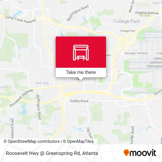 Roosevelt Hwy @ Greenspring Rd map