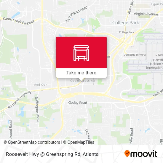Roosevelt Hwy @ Greenspring Rd map
