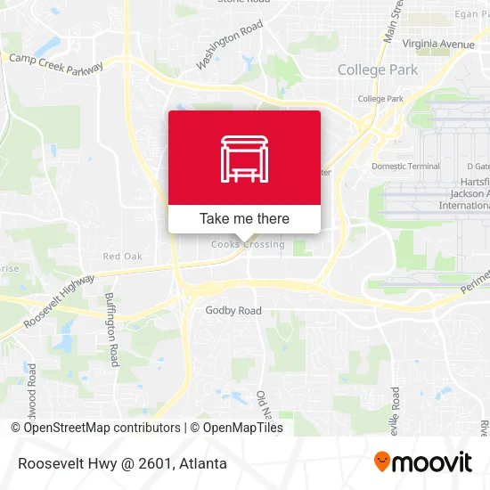Mapa de Roosevelt Hwy @ 2601