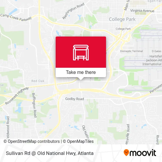 Mapa de Sullivan Rd @ Old National Hwy