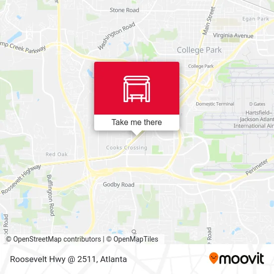 Roosevelt Hwy @ 2511 map