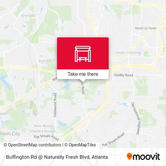 Mapa de Buffington Rd @ Naturally Fresh Blvd