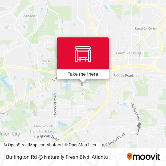 Mapa de Buffington Rd @ Naturally Fresh Blvd