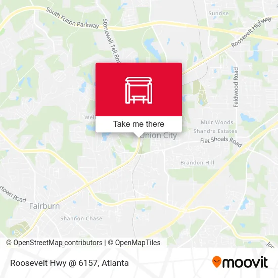 Roosevelt Hwy @ 6157 map