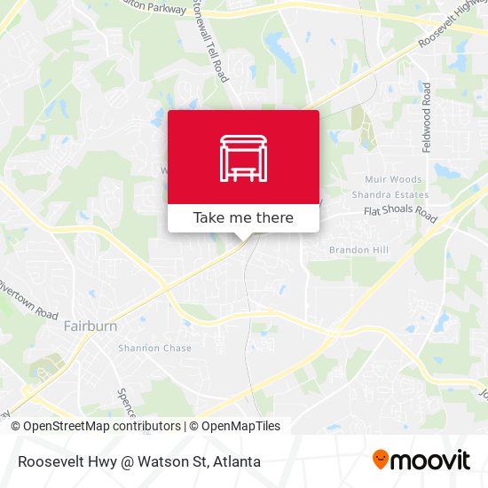 Roosevelt Hwy @ Watson St map