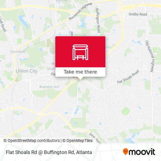 Flat Shoals Rd @ Buffington Rd map