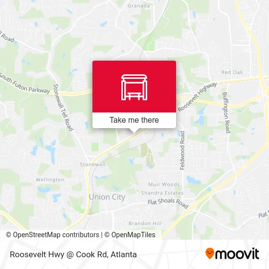 Mapa de Roosevelt Hwy @ Cook Rd