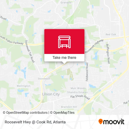 Mapa de Roosevelt Hwy @ Cook Rd
