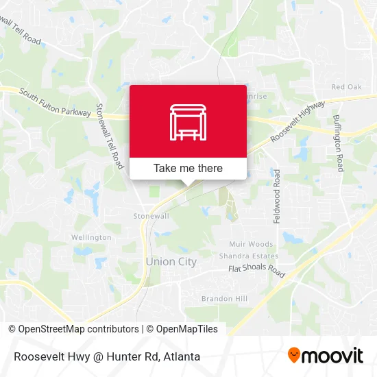 Mapa de Roosevelt Hwy @ Hunter Rd