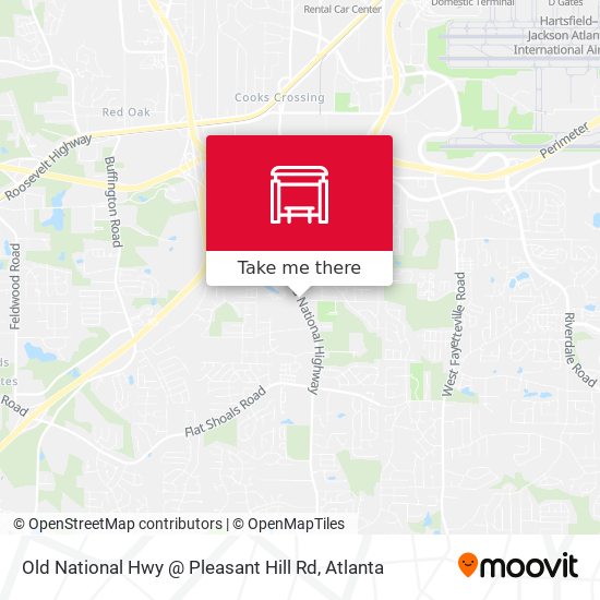 Old National Hwy @ Pleasant Hill Rd map