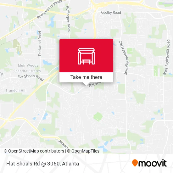 Flat Shoals Rd @ 3060 map